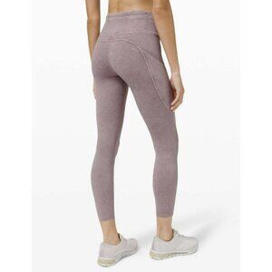 Lululemon Fast Free Tight II 25" Ice Dye *Non-Reflective Ice Wash Size 2 EUC